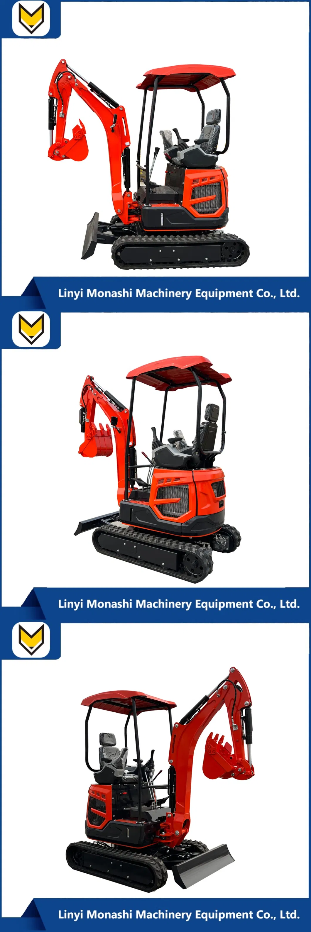 China Made Hydraulic Crawler Excavator with Capacity Large Excavator for Construction Mining Farm