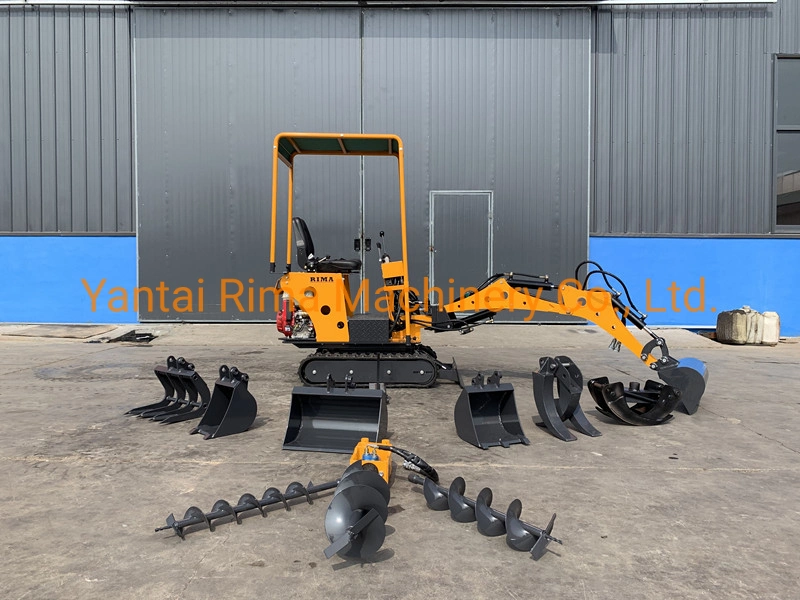 0.7/0.8ton Small/Mini/Micro Garden Hydraulic Crawler Wheel Used Digger Excavator