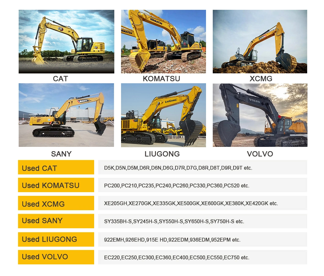 Factory Directly Supply 15ton 25ton CE EPA 35 Ton Used Excavator Crawler Excavator for Sale