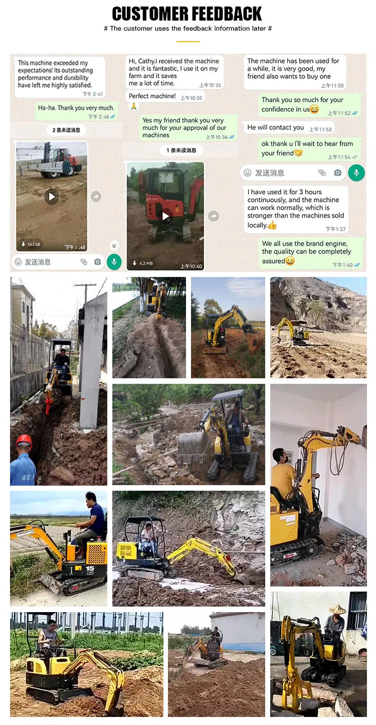 Free Shipping Mini Escavator CE/EPA Kubota China Wholesale Used Small Digger 1.2 Ton 2.5 Ton 3 Ton 3.5 Ton Excavator Prices with Closed Cabin for Sale