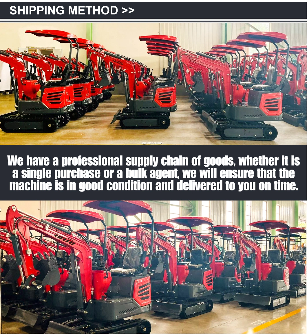 Chinese Used Mini Excavator for Sale 1000kg 1 Ton 2 Ton 3 Ton Mini Digger Quality Diesel Second Hand Crawler Excavator Factory Direct Wholesale Price for Sale