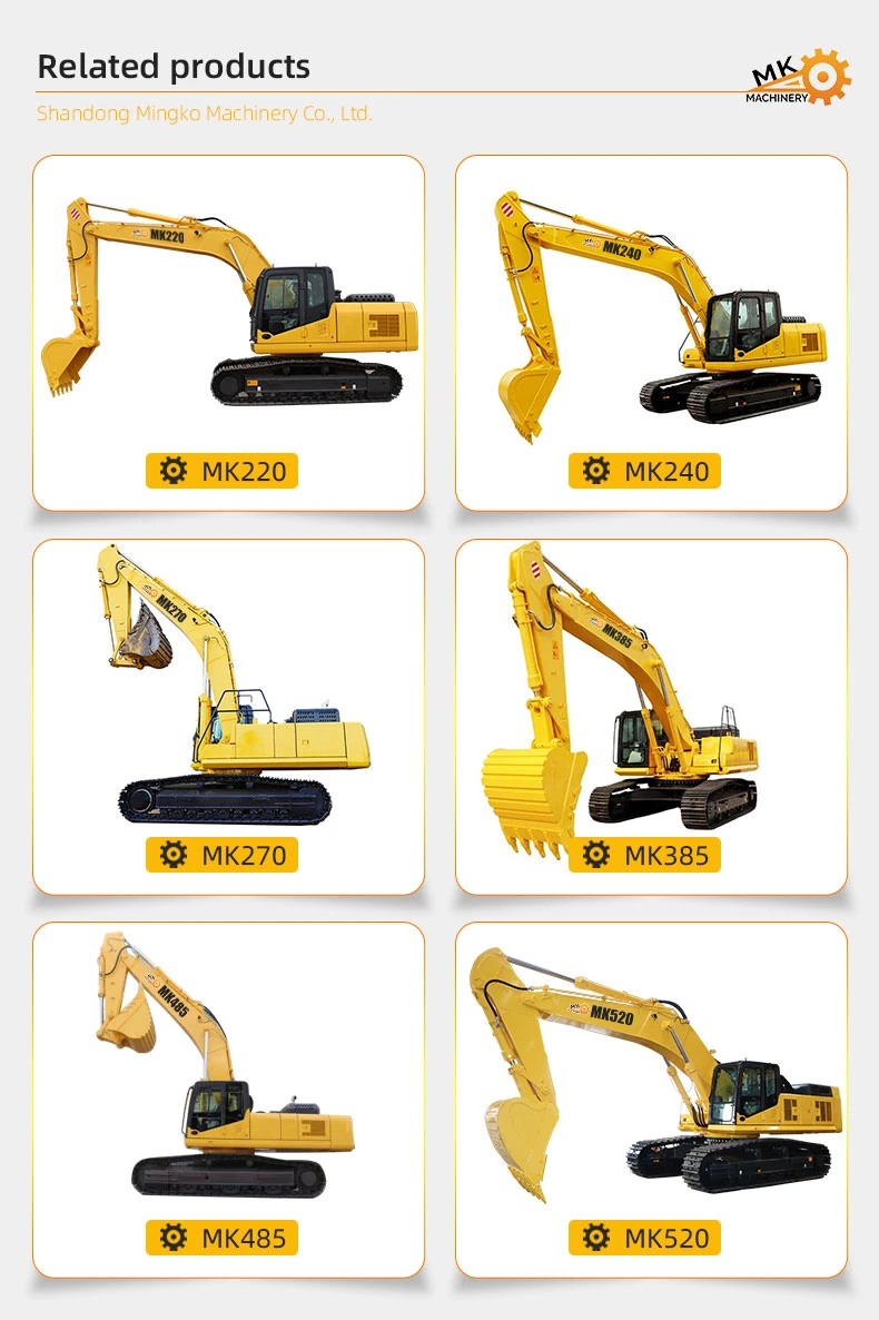 1 Ton 2 Ton 2 Ton Large Hydraulic Crawler Excavator with Factory Price