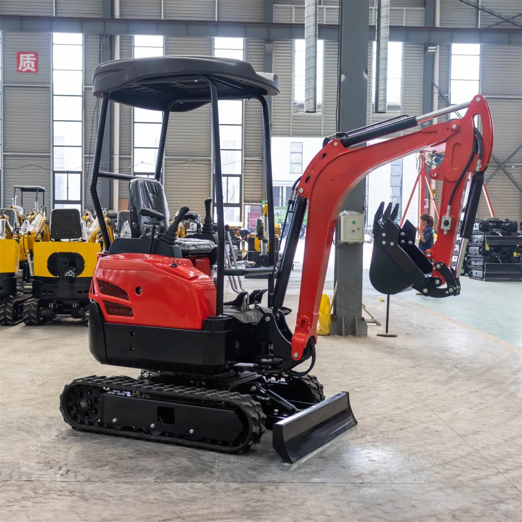 0.8 Ton/1 Ton/1.2 Ton/1.5 Ton/1.8 Ton/2 Ton China Factory Price Mini Hydraulic Crawler Excavator