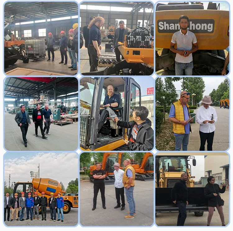 Factory Supply Directly Shanzhong Brand 15ton 17ton 18ton Wheel Excavator Construction Machinery for Coal Mine