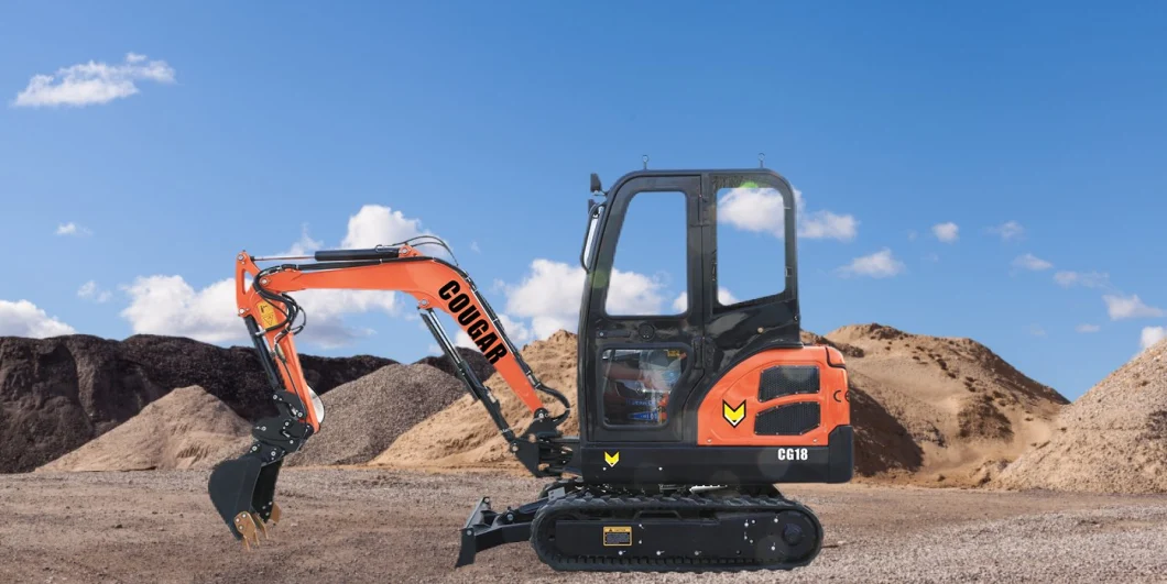 Cheap Electric Drive Wheel Backhoe Mini Hydraulic Excavator