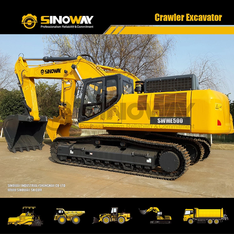 50 Ton Big Hydraulic Mining Excavator with High Digging Power