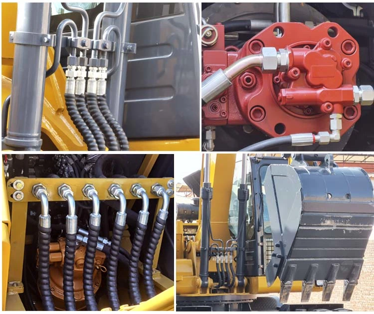 Factory Supply Directly Shanzhong Brand 15ton 17ton 18ton Wheel Excavator Construction Machinery for Coal Mine