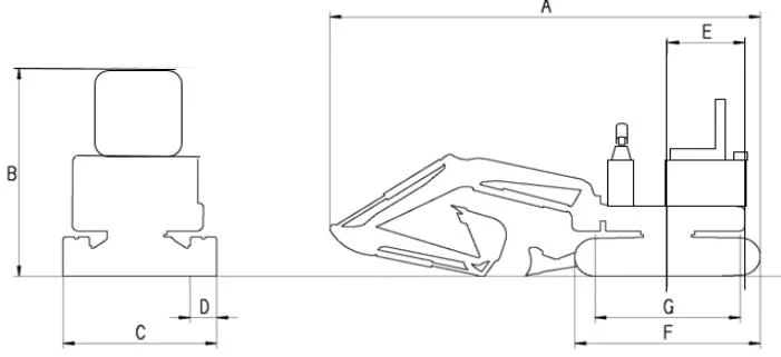 2022 New Design 1 Ton Electric Powered Battery with 40cm Small Bucket Mini Crawler Excavator