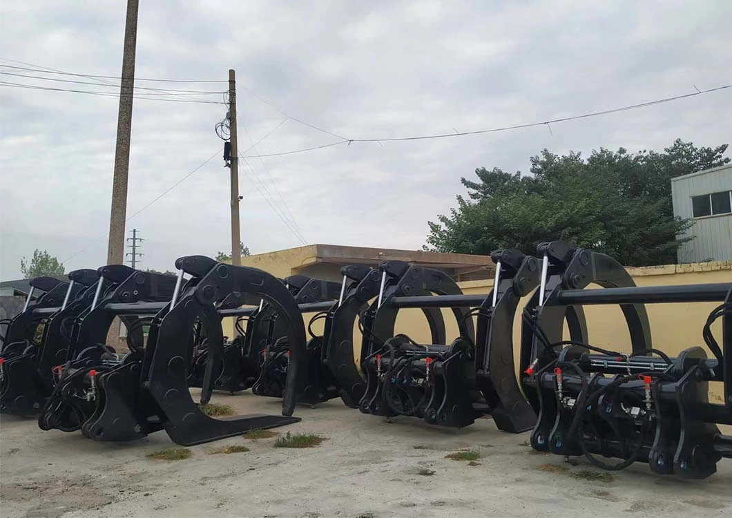 Front Loader Wheel Loader with Wood Grapple Log Grabber