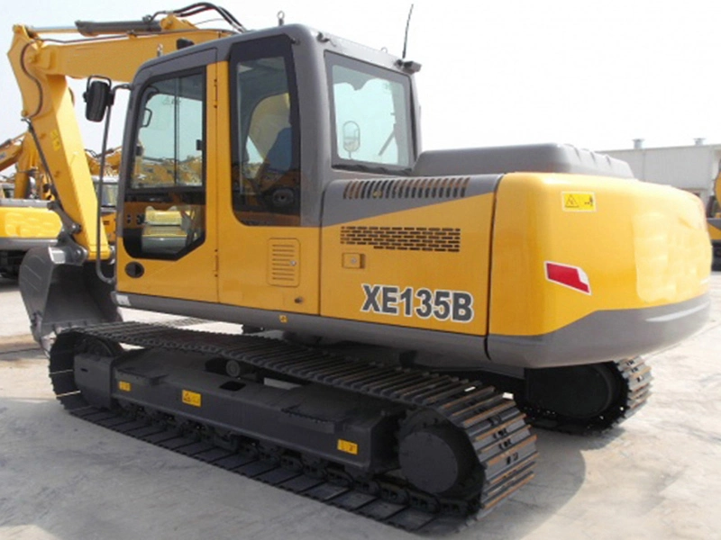 Famous Brand 13.5t Crawler Excavator Xe135b 0.5cbm Bucket Capacity Excavator with Rubber Track