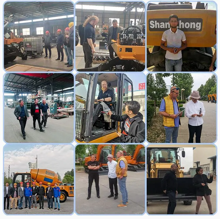 Factory Supply Directly Wheel Type Excavator Wheeled Shovel Digger Small Work Hydraulic Excavator