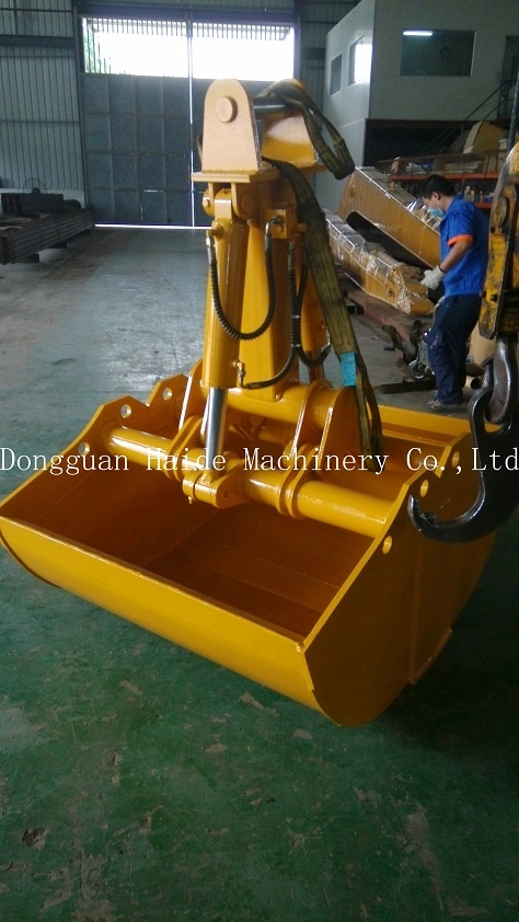 Hydraulic Clamshell Bucket for 20t Excavator Long Reach Boom