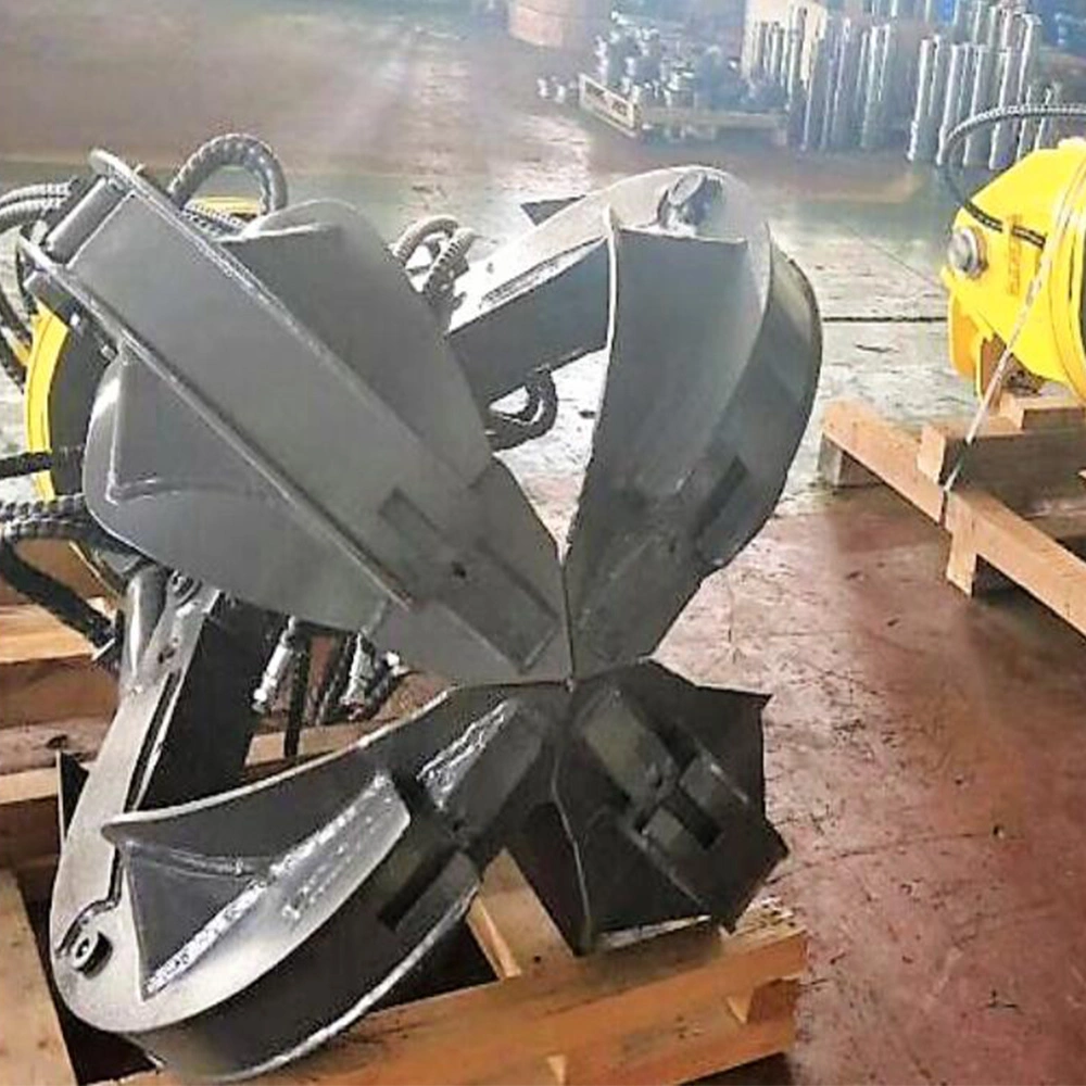 Five Claws Excavator Rotating Grapple Scrap Grapple for Sk70 Sk80 Sk95 Excavator