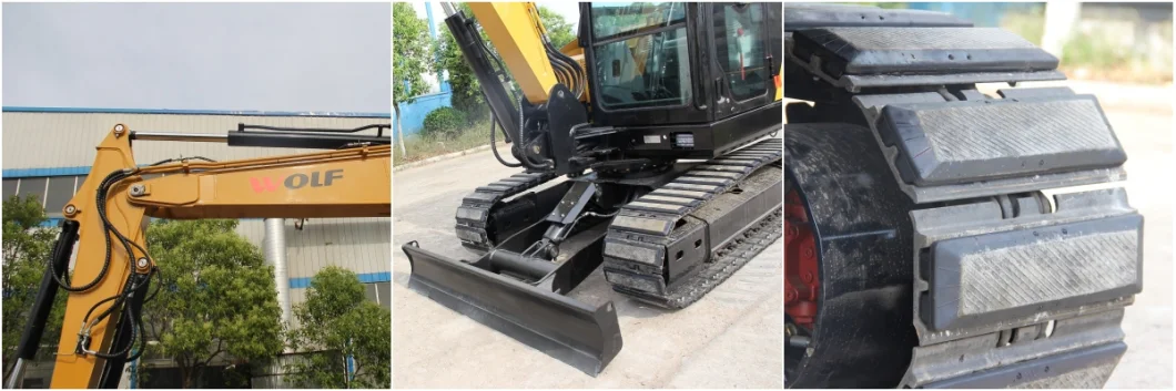 Wolf Hydraulic Excavator 6 Ton Mining Shovel Crawler Excavator for Sale