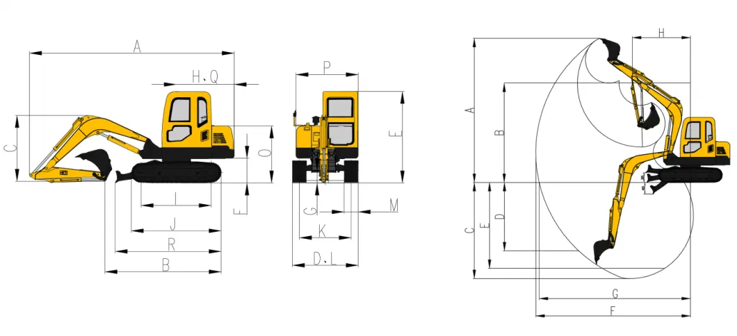 Highly Mobile Digger High Safety Features Large Crawler Excavator 22ton