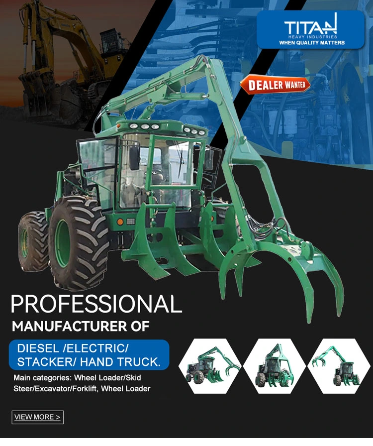 TITAN Manufacturers direct sale sugarcane grab large sugar cane loader hydraulic walking grasping sugarcane machine