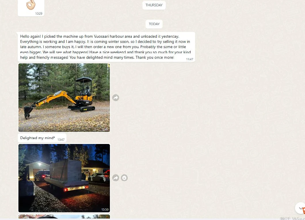 High Performance Chinese Famous Brand Large 4.5ton Crawler Hydraulic Excavator