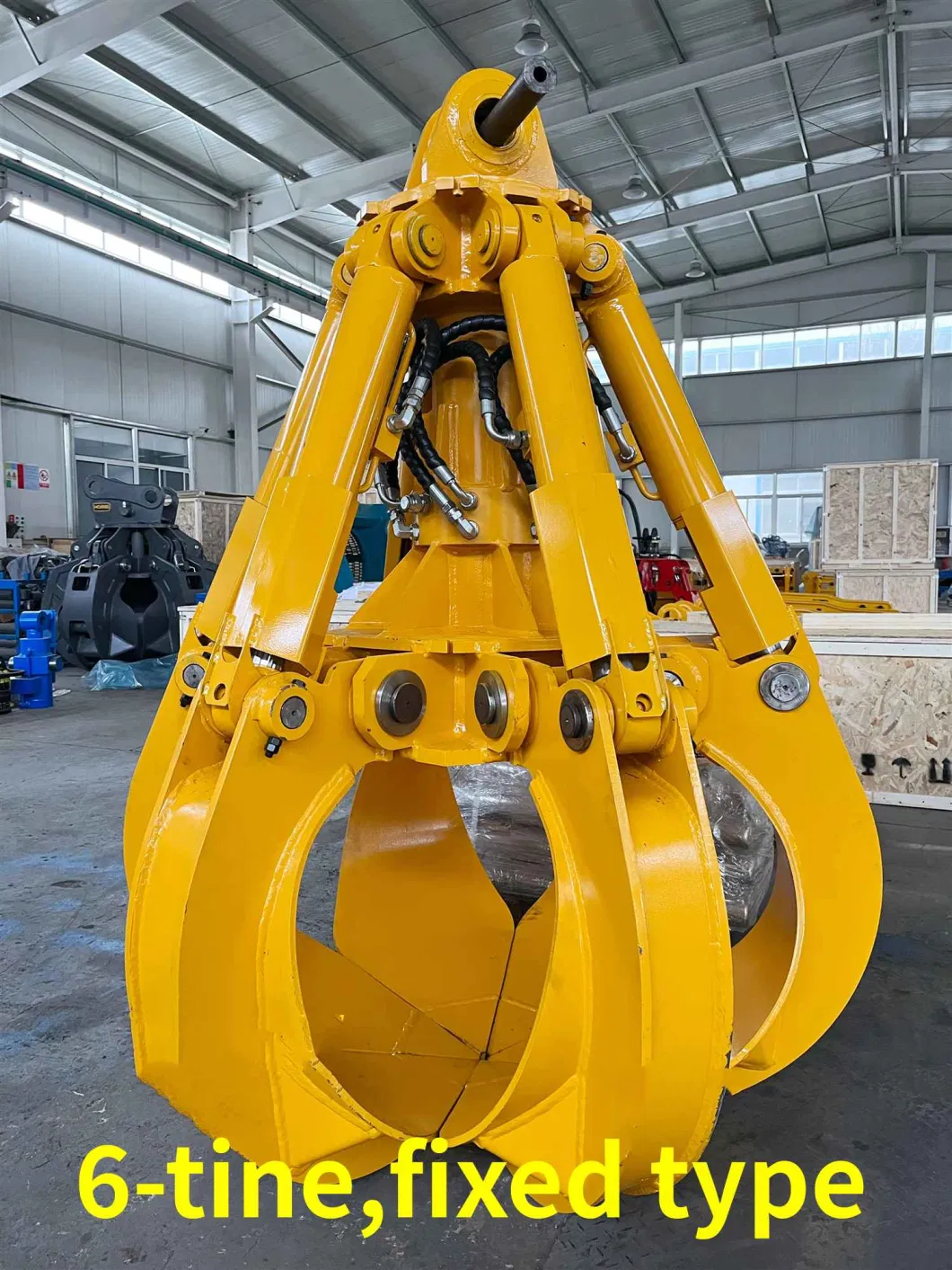 Hydraulic Rotating Orange Peel Grab for 25t 30t Excavator Grapple Attachment