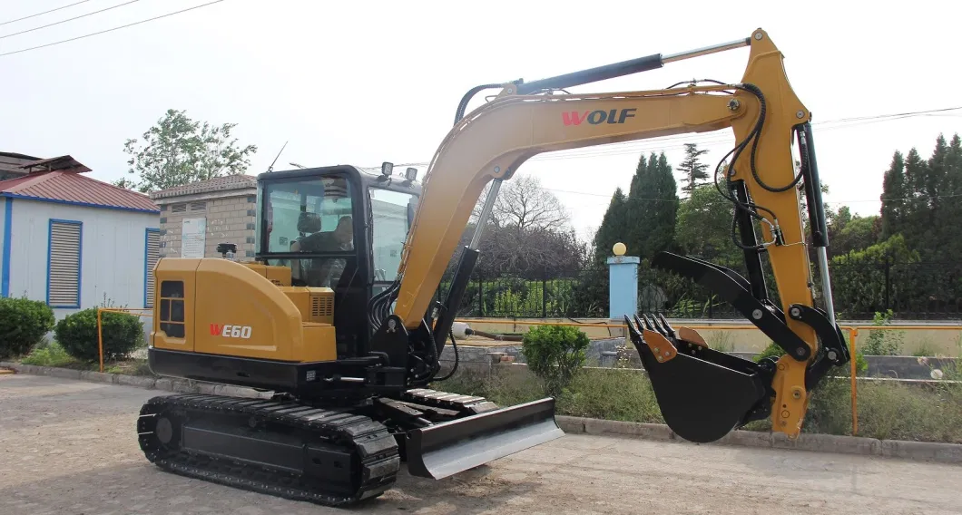 Wolf Hydraulic Excavator 6 Ton Mining Shovel Crawler Excavator for Sale