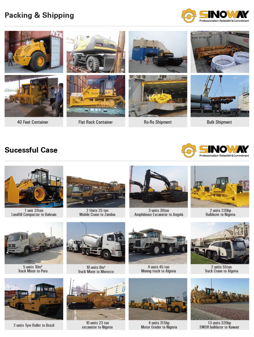 Crawler Material Handling Machines Sinoway Hydraulic Material Handler