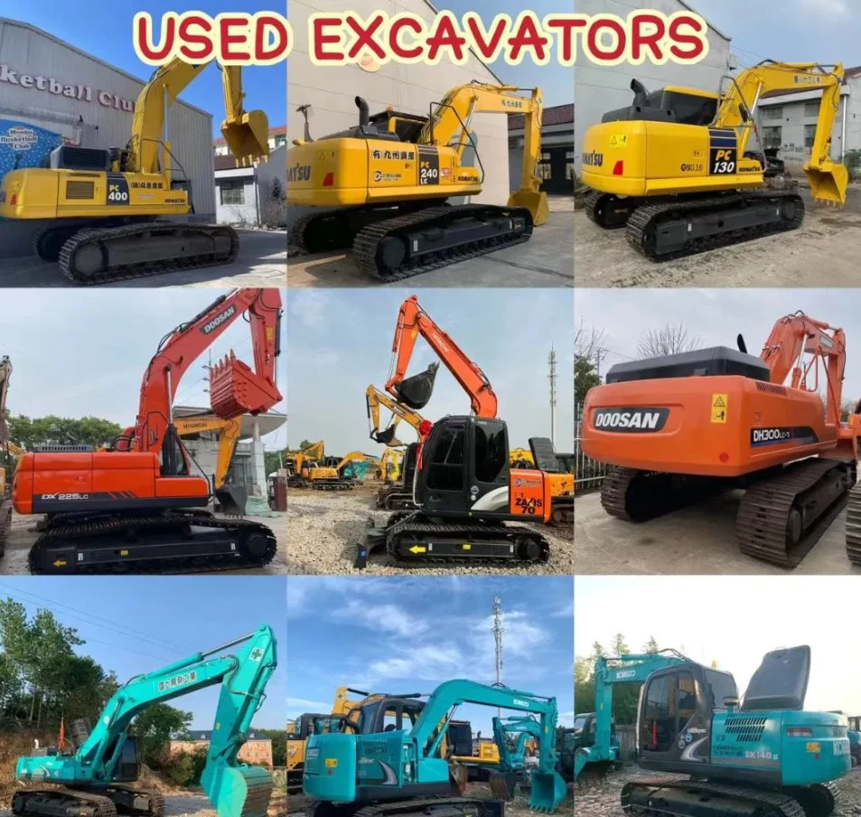 11ton Second-Hand Komatsu PC110-8 Excavator with Bucket PC120 PC130