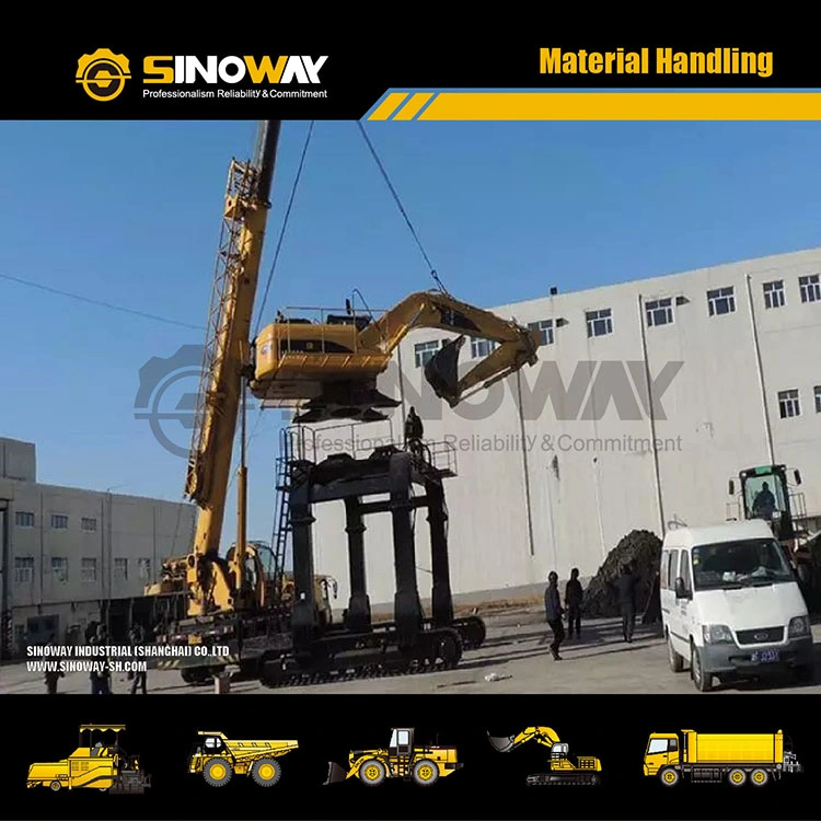 Crawler Material Handling Machines Sinoway Hydraulic Material Handler