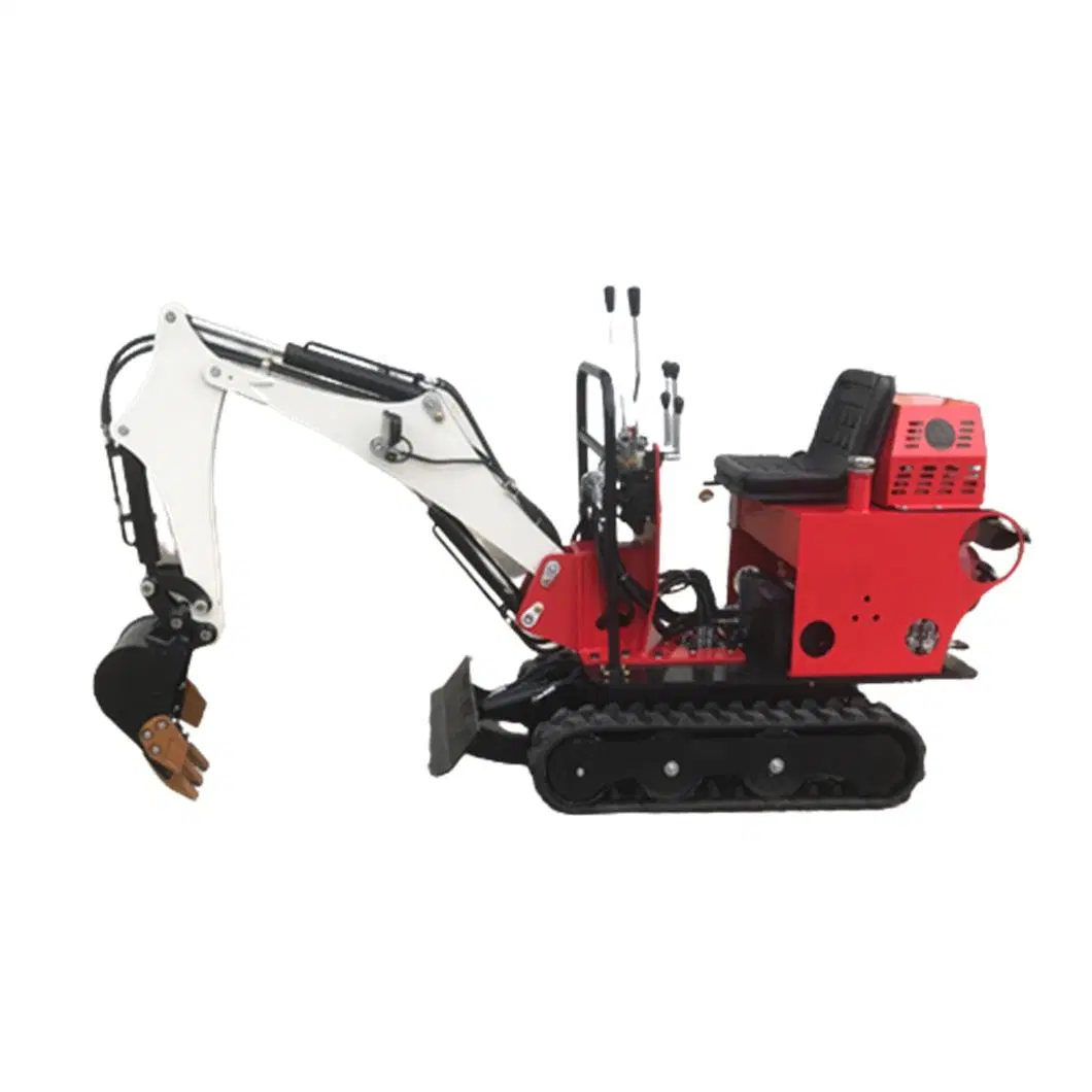 0.8/1.2/1.5 Ton/T Mini Small Crawler Belt Diesel/Electric Construction/Farm/Garden/Pasture Hydraulic Grab/Drill Swing Boom Customized Digger Excavator