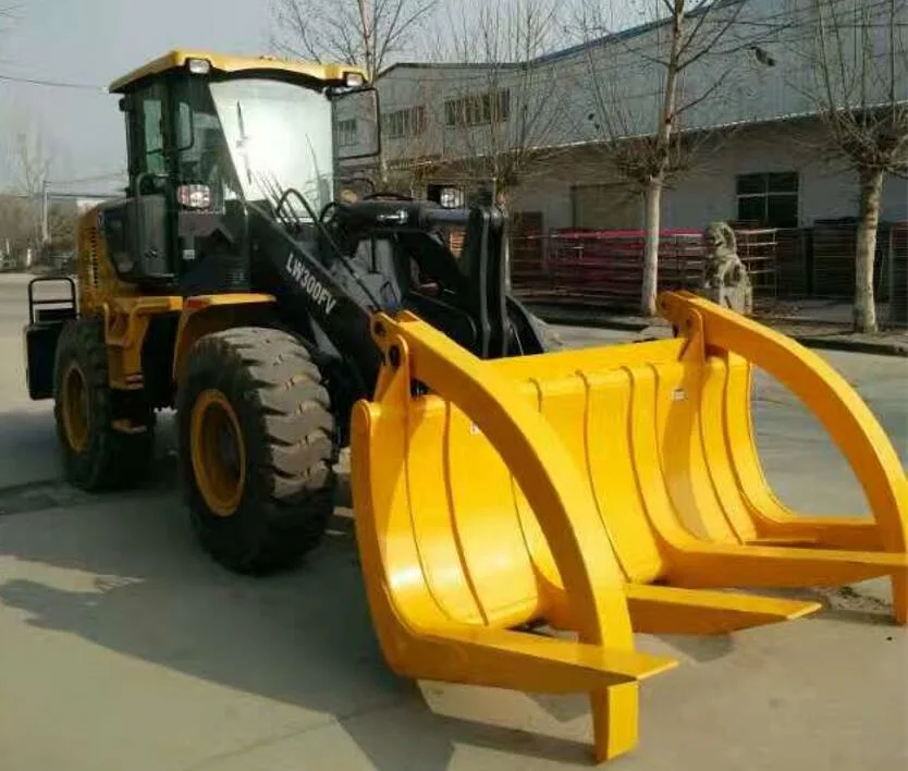 Wheel Loader Heavy Duty Hydraulic Grapple Oil Pipe Clamp Attachment