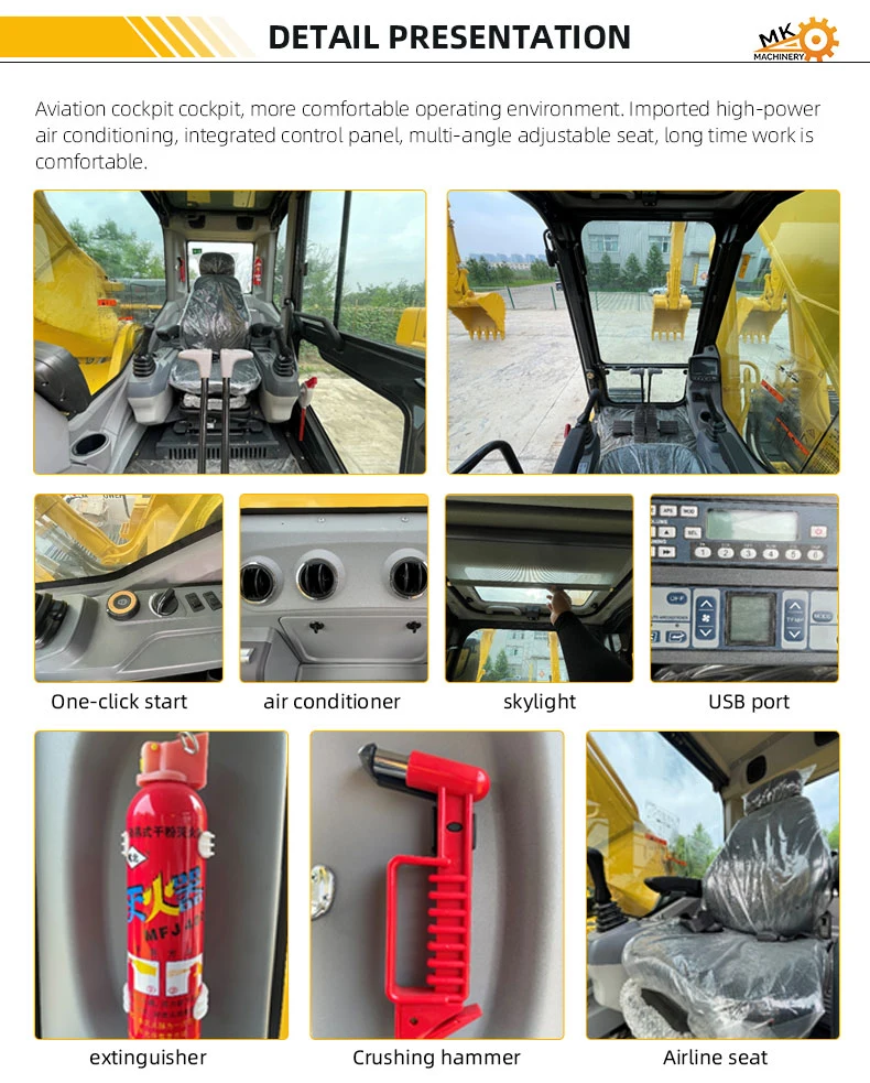 1 Ton 2 Ton 2 Ton Large Hydraulic Crawler Excavator with Factory Price