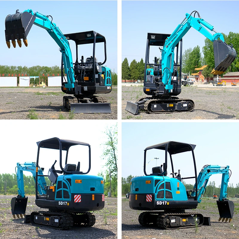 Excavator Used for Garden Household Shovel Mix Concrete with CE /Isocertificate Excavator Compact Excavator, Wheel Loader, Mini/Hydraulic Crawler Excavator