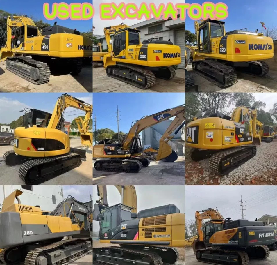 11ton Second-Hand Komatsu PC110-8 Excavator with Bucket PC120 PC130