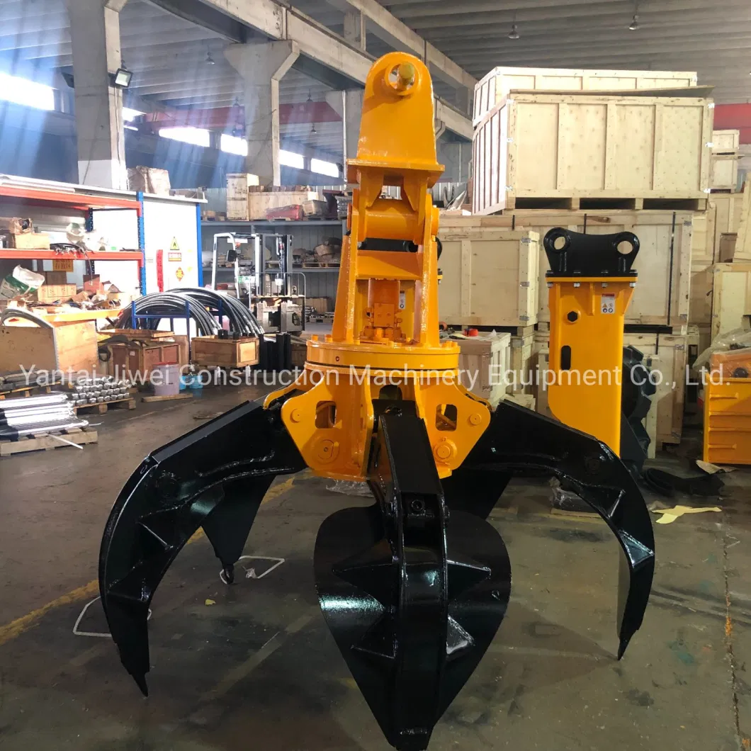 Sk220&PC240&Sh260 Excavator with Rotating Grapple, Orange Peel Grapple, Rock Grabs, Wood Grapple Polyp Grapple Demolition Grapple for Sale (HMB)