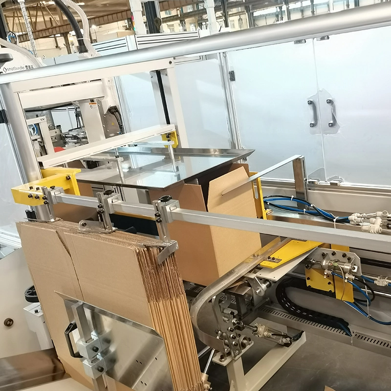 Cartoon Packung Maschine Full Automatic Grasping Robot Carton Packing Machine