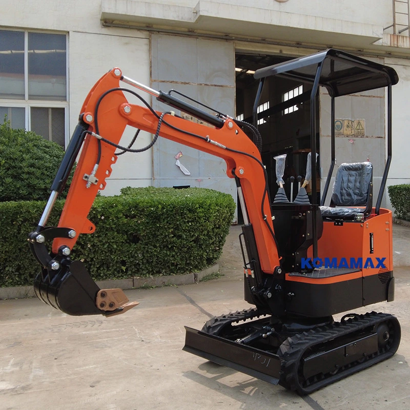 Micro Highly Mobile Bagger Digger 1ton 2ton Sensitive Control Crawler Hydraulic Excavator