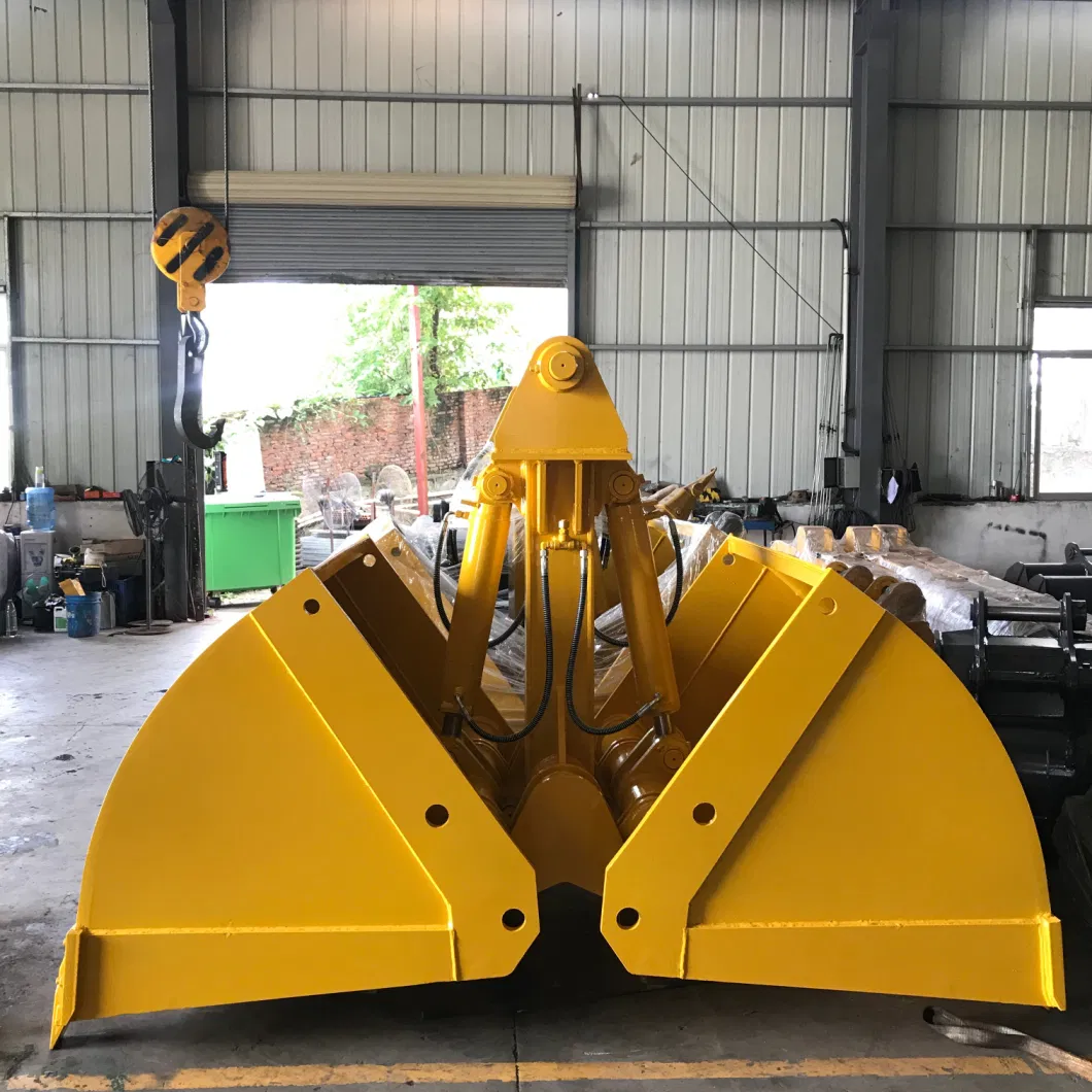 Hydraulic Clamshell Bucket for 20t Excavator Long Reach Boom