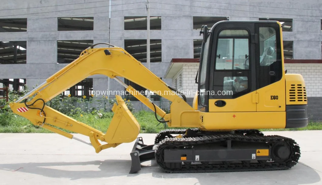 Topwin Official Manufacturer 6t 6.5ton 7t Hydraulic Crawler Excavator for Sale