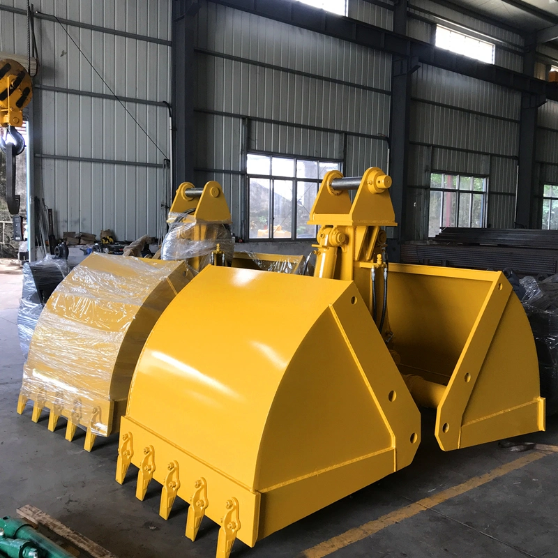 Hydraulic Clamshell Bucket for 20t Excavator Long Reach Boom