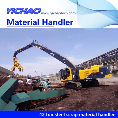 Stainless Non-Ferrous Steel Iron Scrap Recycling Electrical Mobile Multi Ropes Orange Five Peel Clamshell Timber Log Grab/Bucket Stationary Material Handler