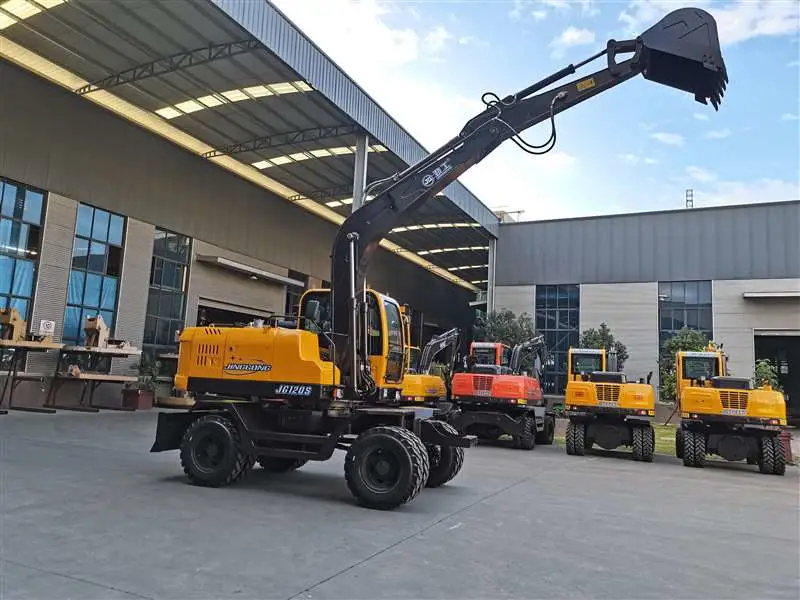 Jinggong Machine Road Construction Machinery Crawler Excavators Wheeled Excavator Cheap Price for Sale