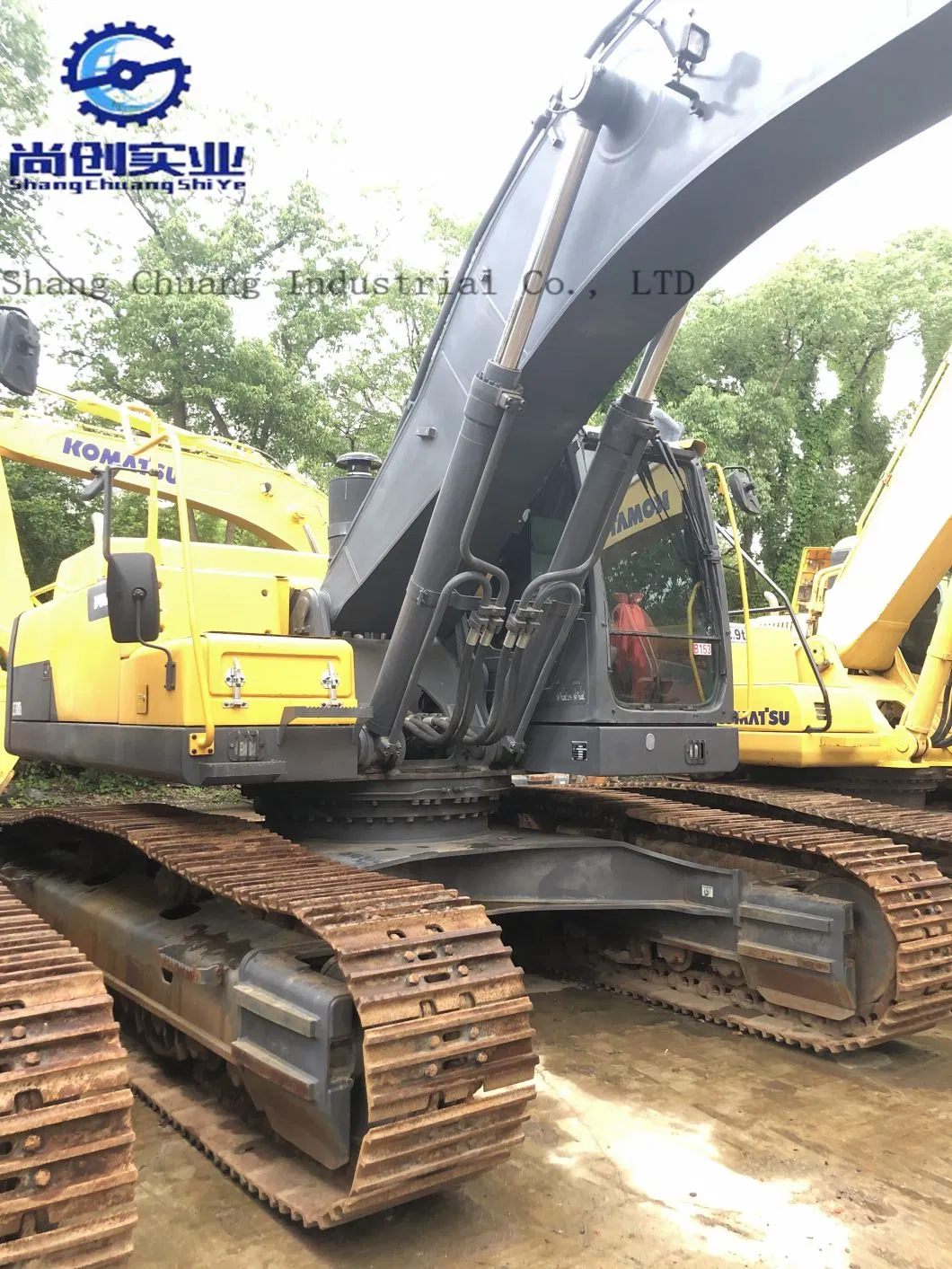 Second-Hand Korea Original Volvoo Ec380dl Crawler Excavator 38 Ton Large Excavator 20 Ton Excavator for Sale