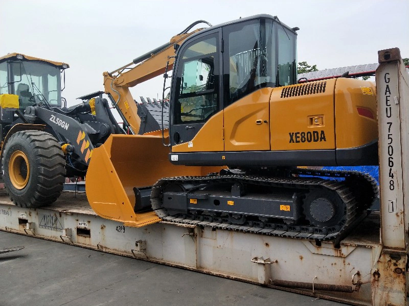 Crawler Excavator Digger Equipment Xd80A Excavator Loader 8000kg for Sale