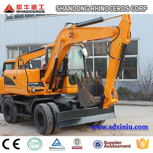 Rhinoceros/Xiniu Big Wheel Excavator X120-L, Best Price, Good Quality, Hot Sale