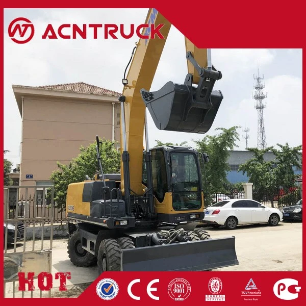 21ton 0.86m3 Wheel Excavator Xe210W with Hydraulic Break Hammer