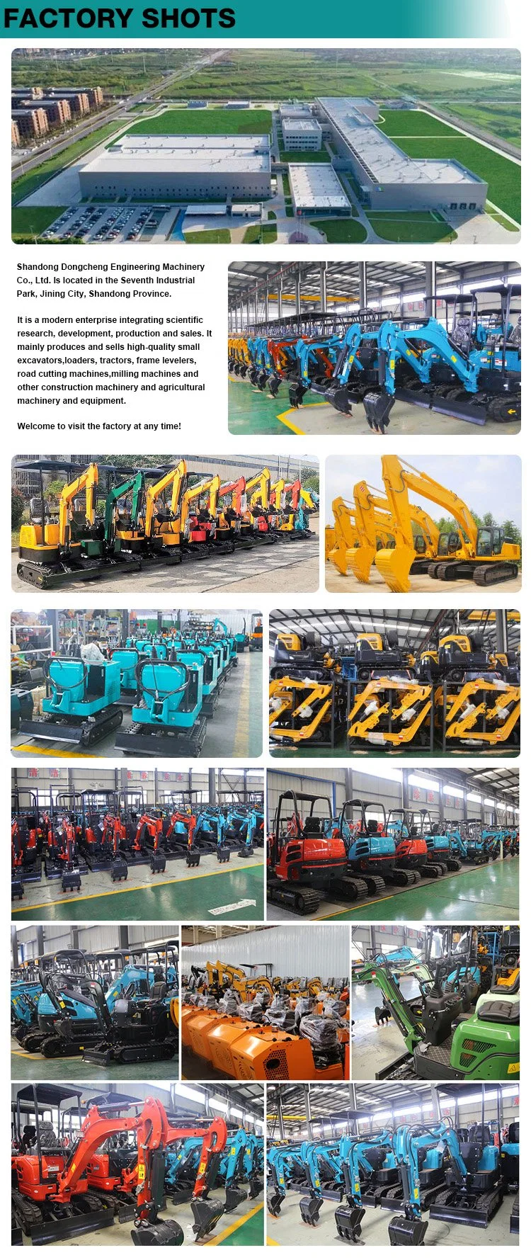 Chinese Factory Sells Small and Mini 1 Ton All-Round High-Quality Excavators Using Euro 5 EPA Diesel Engines