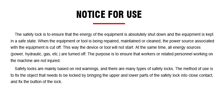 Steel Nad Plastic Industrial Grip Tight Circuit Breaker Lockout (CBL31-S)