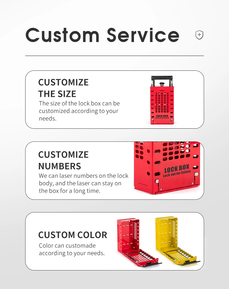 Bozzys New Arrival Steel Plate Lock Body Safety Lockout Tagout Kit