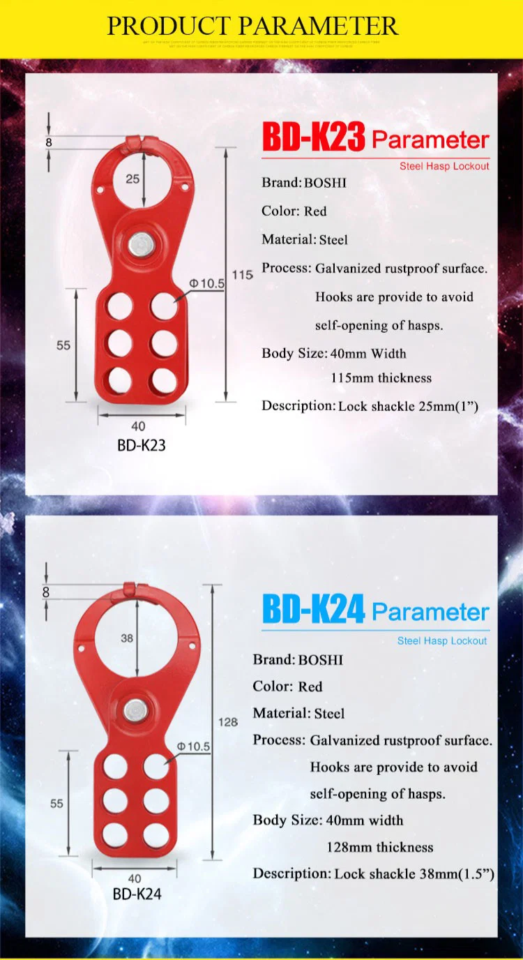 Bozzys High Quality Safety Economic Steel Hasp