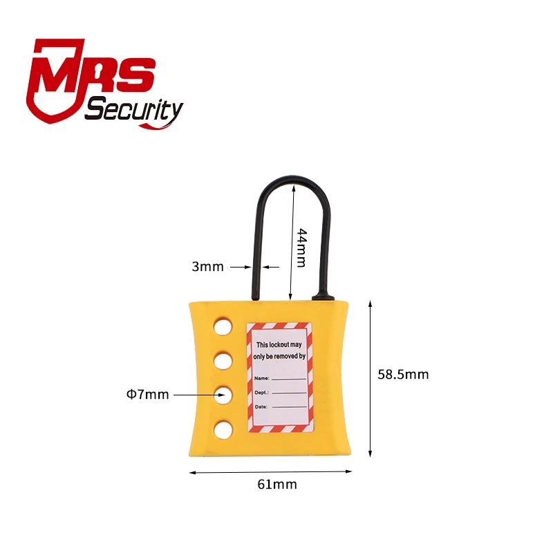 Insulation Non-Conductive Insulation Lockout Nylon Hasp for Electrical Equipments