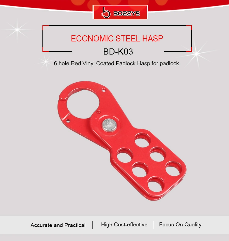 Bozzys 25 mm Anti-Rust Steel Group Lockout Hasp