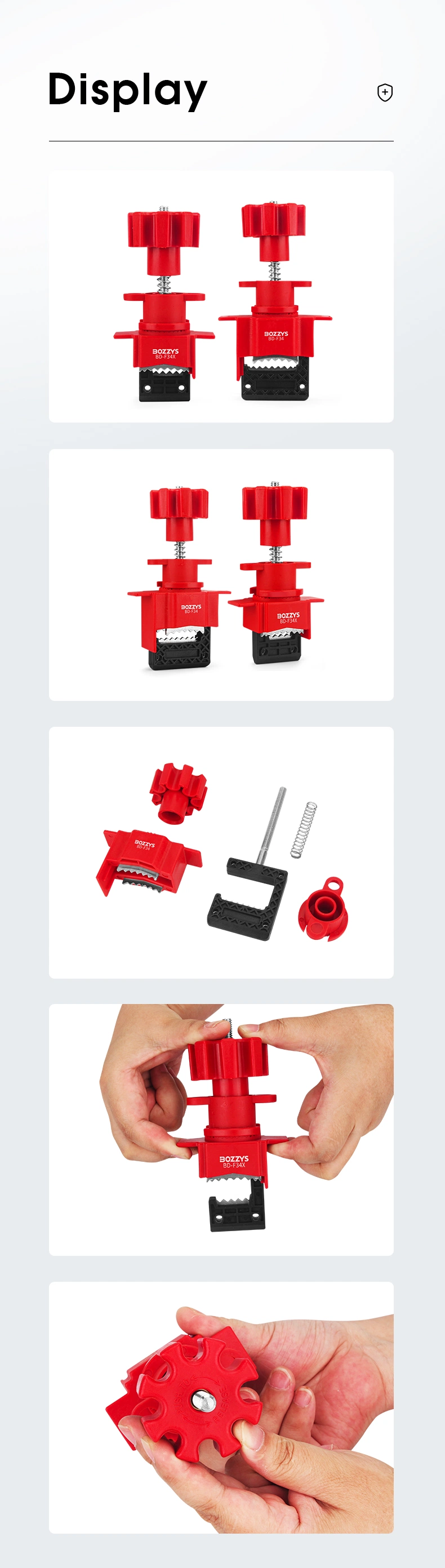 Bozzys Universal Valve Lockout for Butterfly Valves Lockout Device